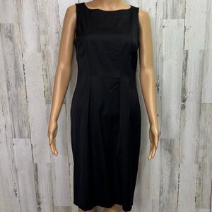 Martin + Osa Classic Black Midi Dress